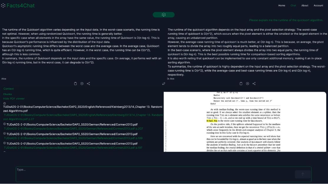 Facts4Chat - AI Chatbot Enhancement