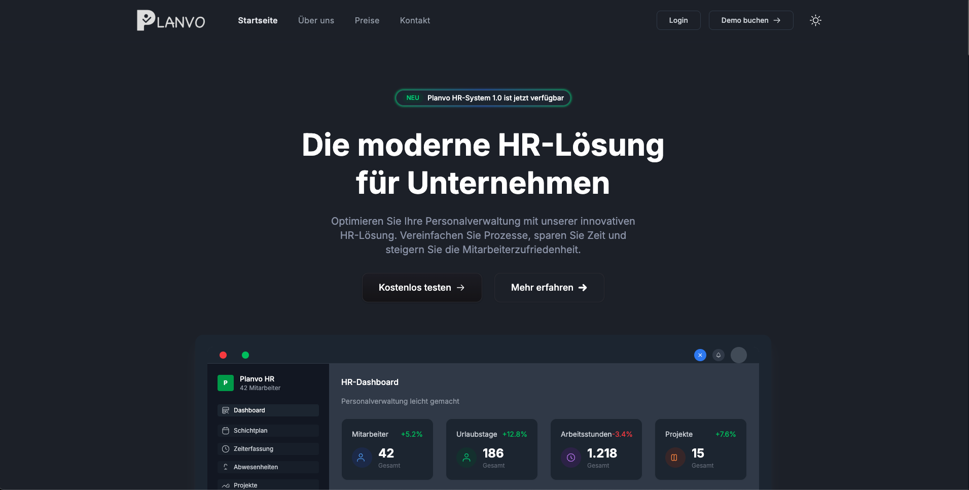 Planvo - HR Management Platform
